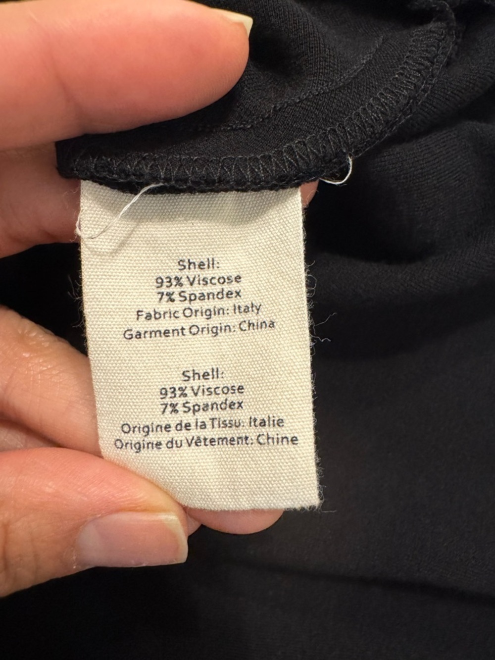 L’Agence Black Flared Mini Skirt Stretch Viscose Size Small - Picture 7 of 8